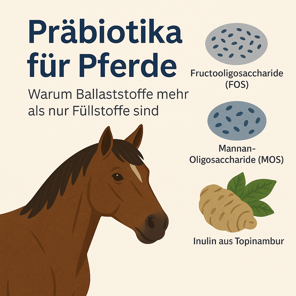 Präbiotika für Pferde - Warum Ballaststoffe mehr als nur Füllstoffe sind